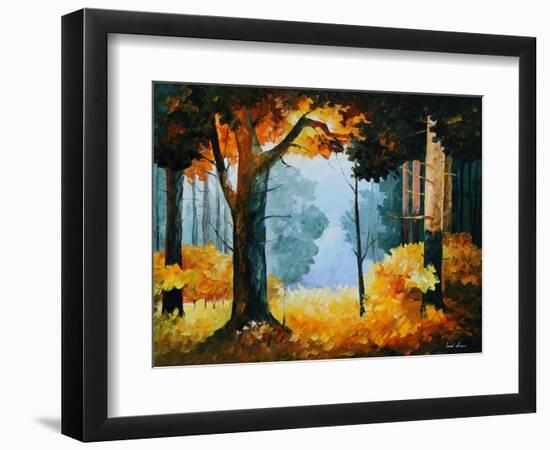 Pine Wood-Leonid Afremov-Framed Art Print