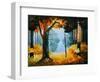 Pine Wood-Leonid Afremov-Framed Art Print