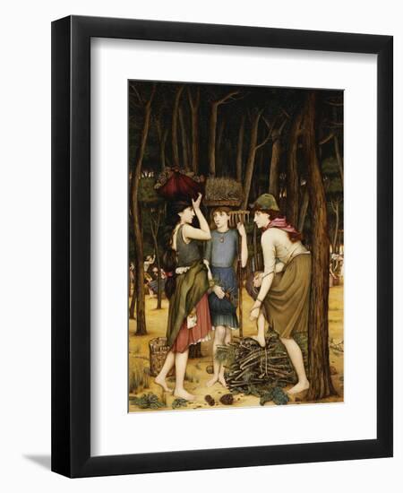 Pine Woods at Viareggio-John Roddam Spencer Stanhope-Framed Giclee Print