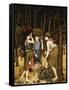 Pine Woods at Viareggio-John Roddam Spencer Stanhope-Framed Stretched Canvas