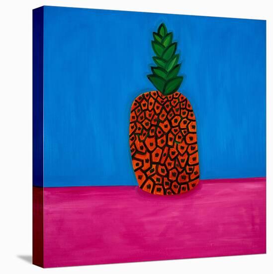 Pineapple,1998,(oil on linen)-Cristina Rodriguez-Stretched Canvas