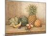 Pineapple and Orchid-Pamela Gladding-Mounted Art Print