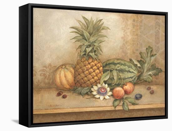 Pineapple and Passion Flower-Pamela Gladding-Framed Stretched Canvas