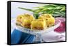 Pineapple Berfi with Drink-highviews-Framed Stretched Canvas