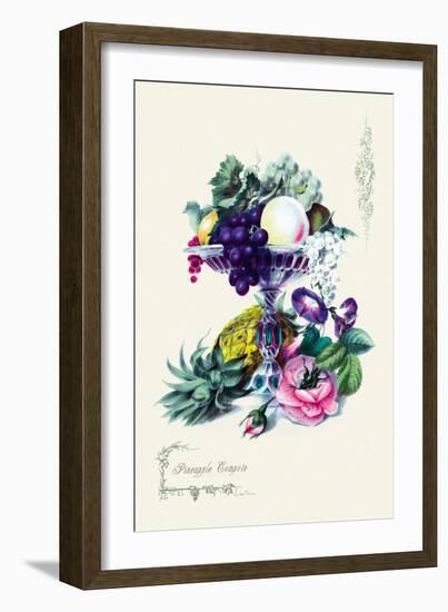 Pineapple Compote-null-Framed Art Print