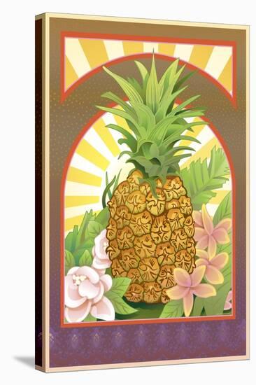 Pineapple Flag-Julie Goonan-Stretched Canvas