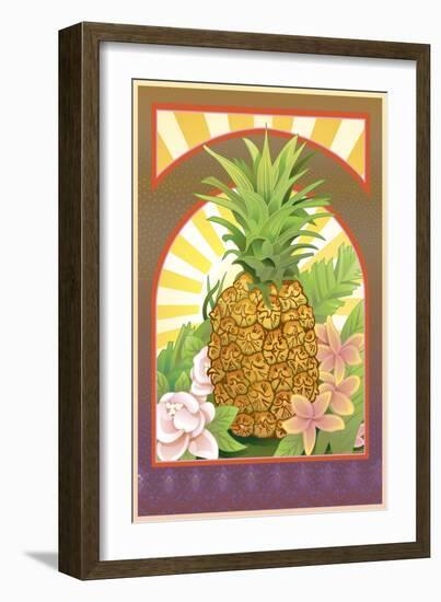 Pineapple Flag-Julie Goonan-Framed Giclee Print