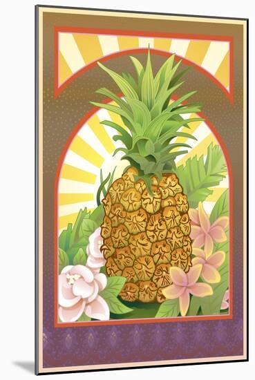 Pineapple Flag-Julie Goonan-Mounted Giclee Print