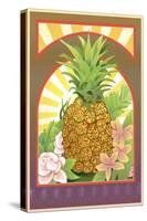 Pineapple Flag-Julie Goonan-Stretched Canvas