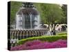 Pineapple Fountain, Charleston, South Carolina, USA-Adam Jones-Stretched Canvas