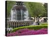 Pineapple Fountain, Charleston, South Carolina, USA-Adam Jones-Stretched Canvas