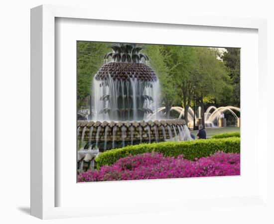 Pineapple Fountain, Charleston, South Carolina, USA-Adam Jones-Framed Photographic Print