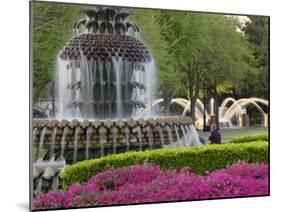 Pineapple Fountain, Charleston, South Carolina, USA-Adam Jones-Mounted Photographic Print