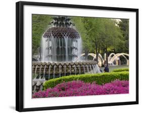 Pineapple Fountain, Charleston, South Carolina, USA-Adam Jones-Framed Photographic Print