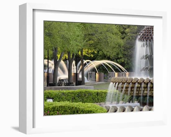 Pineapple Fountain, Charleston, South Carolina, USA-Adam Jones-Framed Photographic Print