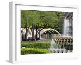 Pineapple Fountain, Charleston, South Carolina, USA-Adam Jones-Framed Photographic Print