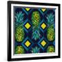 Pineapple geometric tile, 2018-Andrew Watson-Framed Giclee Print