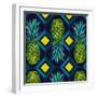 Pineapple geometric tile, 2018-Andrew Watson-Framed Giclee Print