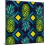 Pineapple geometric tile, 2018-Andrew Watson-Mounted Giclee Print