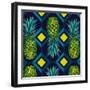 Pineapple geometric tile, 2018-Andrew Watson-Framed Premium Giclee Print