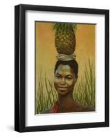 Pineapple Girl, 2004-Tilly Willis-Framed Giclee Print