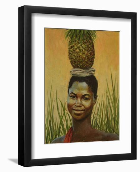 Pineapple Girl, 2004-Tilly Willis-Framed Giclee Print