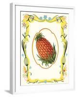 Pineapple in Frame-null-Framed Art Print