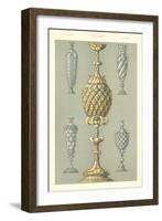 Pineapple Motif Table Decorations-null-Framed Art Print