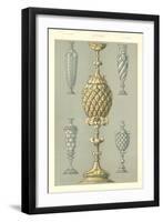 Pineapple Motif Table Decorations-null-Framed Art Print