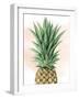 Pineapple on Coral I-Grace Popp-Framed Art Print