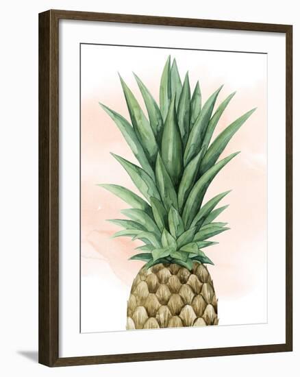 Pineapple on Coral I-Grace Popp-Framed Art Print