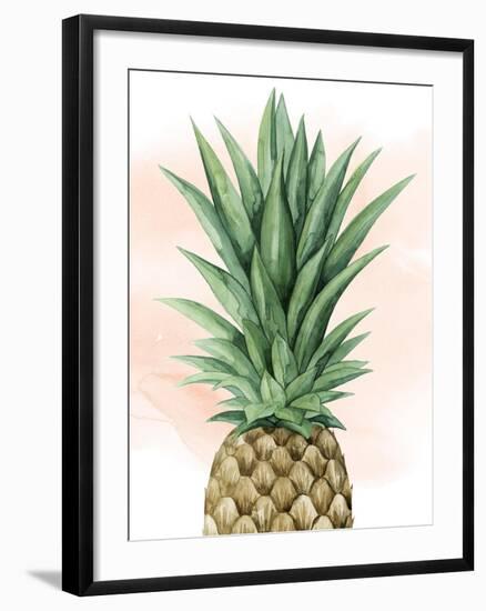 Pineapple on Coral I-Grace Popp-Framed Art Print