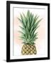 Pineapple on Coral I-Grace Popp-Framed Art Print