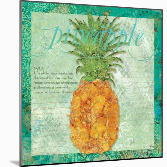 Pineapple Paradise-Bee Sturgis-Mounted Art Print