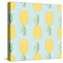 Pineapple Seamless Pattern-lilalove-Stretched Canvas