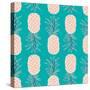 Pineapple Seamless Pattern-lilalove-Stretched Canvas