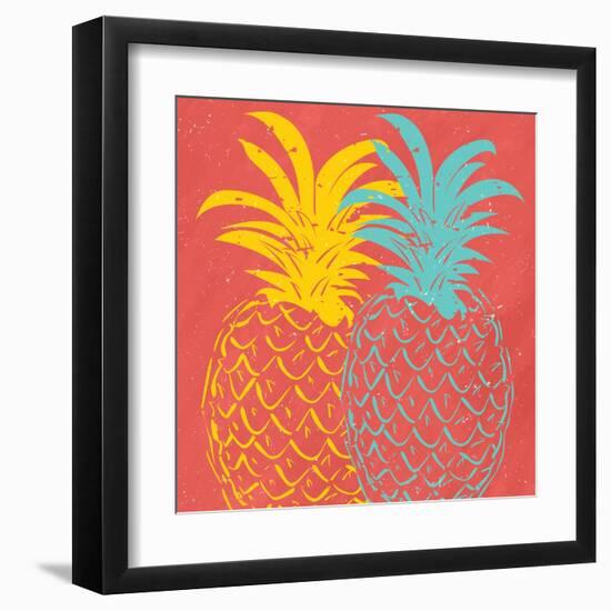 Pineapple Summer-Kimberly Allen-Framed Art Print