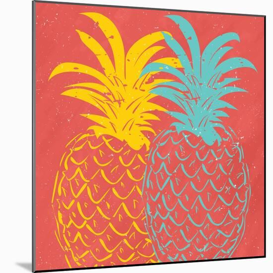 Pineapple Summer-Kimberly Allen-Mounted Art Print