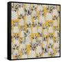 Pineapple Sunshine Yellow-Sharon Turner-Framed Stretched Canvas