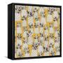 Pineapple Sunshine Yellow-Sharon Turner-Framed Stretched Canvas