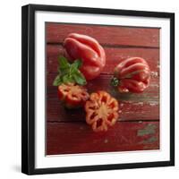 Pineapple Tomato (Unusual Tomato Variety)-Brigitte Wegner-Framed Photographic Print