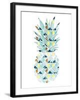 Pineapple Triangles-OnRei-Framed Art Print