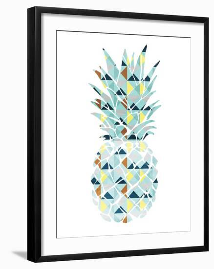 Pineapple Triangles-OnRei-Framed Art Print