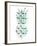 Pineapple Triangles-OnRei-Framed Art Print