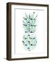 Pineapple Triangles-OnRei-Framed Art Print