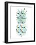 Pineapple Triangles-OnRei-Framed Art Print