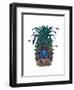 Pineapple, Tropical Flowers 1-Fab Funky-Framed Art Print