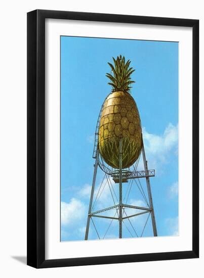 Pineapple Water Tower, Hawaii-null-Framed Art Print