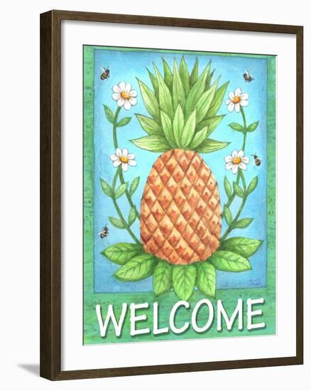 Pineapple Welcome-Melinda Hipsher-Framed Giclee Print