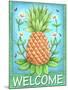 Pineapple Welcome-Melinda Hipsher-Mounted Giclee Print